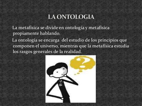 La Ontologia Diapositivas