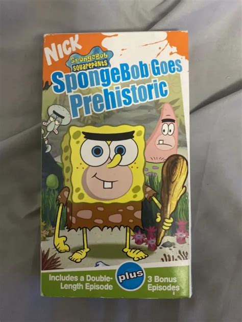 Spongebob Squarepants Spongebob Goes Prehistoric Vhs Eur