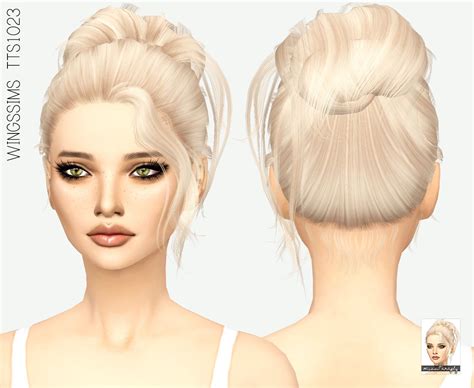 Miss Paraply Wingssims TTS1023 Sims Cc The Sims 4 Cabelos The