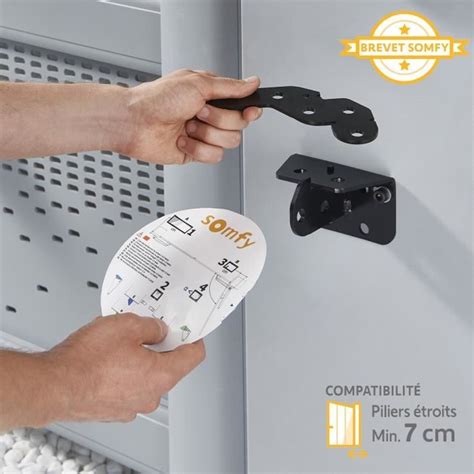 SOMFY 1241957 Motorisation Portail Battant Exavia Star Connect Avec