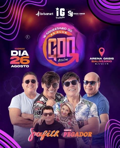 Banda Grafith E Forr De Pegador Anivers Rio Do F Clube Gdo