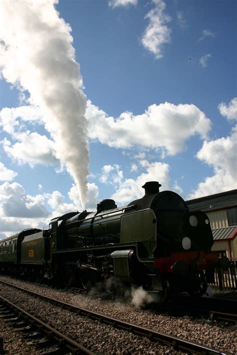 Southern Railway U Class 1638 On The Bluebell Railway Loco Yard