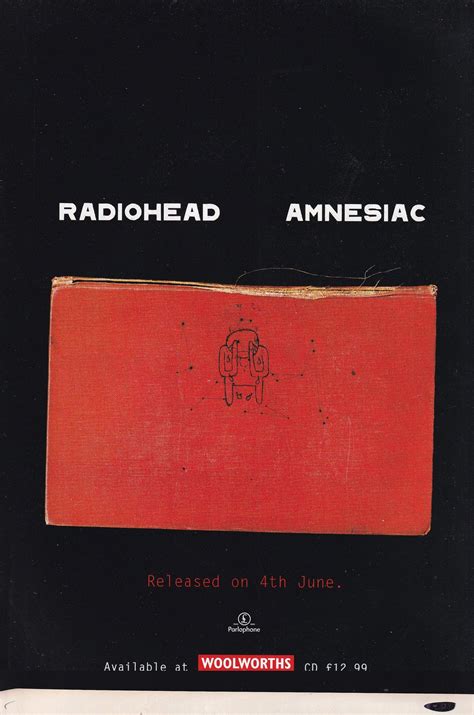 Original Vintage Mini Poster Magazine Clipping Radiohead Amnesiac Etsy