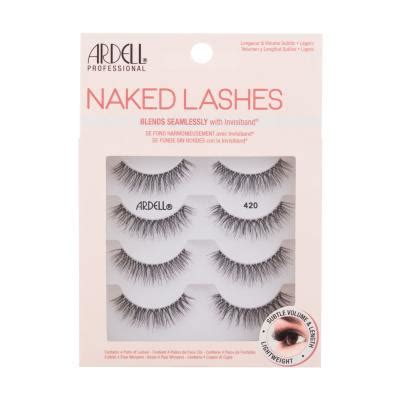 Ardell Naked Lashes 420 Gene false pentru femei 4 buc Nuanţă Black