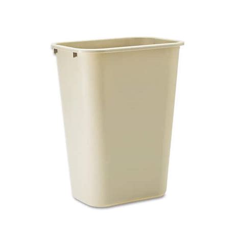 Rubbermaid Commercial Products 10 25 Gal Beige Plastic Rectangular