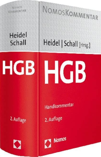 Handelsgesetzbuch HGB Handkommentar Heidel Schall Bücher für