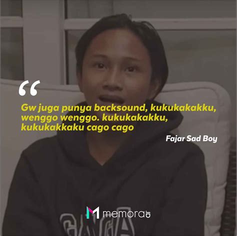 20 Quotes Fajar Sad Boy Kata Kata Mutiara Yang Sedih Tapi Kocak