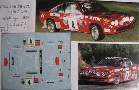 Opel Manta N Rallye Catalunya Decal E