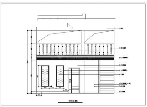 2套华丽型私人别墅设计施工cad图纸别墅建筑土木在线