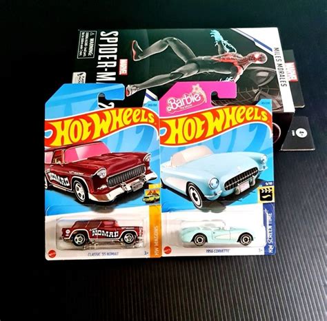 Hot Wheels Barbie The Movie 1956 Corvette Classic 55 Nomad Hotwheels Screen Time Wagon Babies