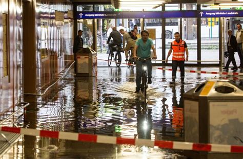 Unwetter Halten Feuerwehr In Atem