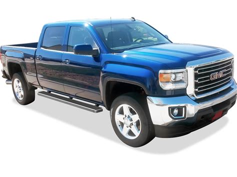 Istep 5 Inch Stainless Steel Running Board 2001 2013 Chevy Silverado 1500 Hd Crew Cab 1 Pair