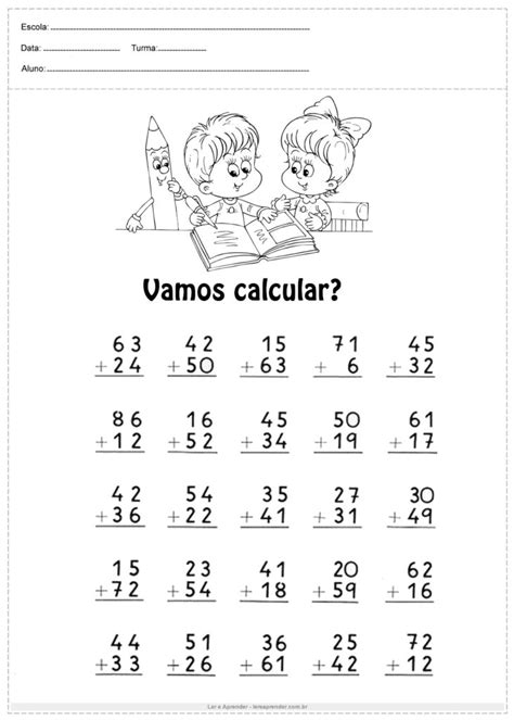 Adição e Subtração sapinhos 2º ano Para Imprimir Descubra as