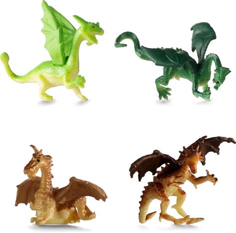 Buy Bedwina Mini Dragon Toy Figures Pack Of 36 2 Inch Plastic