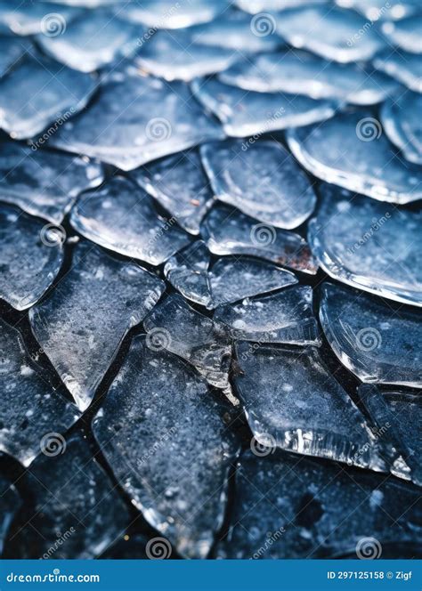 Close Up Of Ice On The Ground Stock Illustration Illustration Of