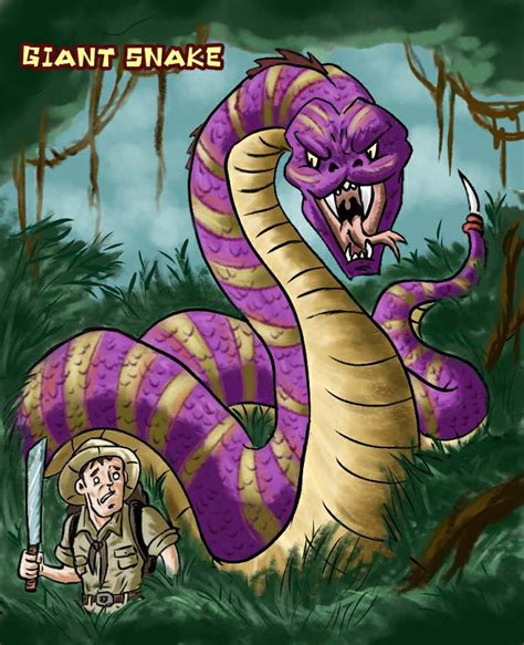 Giant Snake By Mekagodzilla On Deviantart