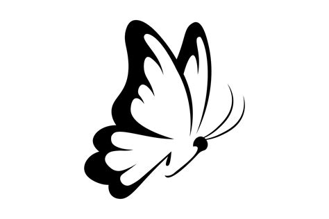 Black and White Logo - Butterfly Graphic by RANartLabs · Creative Fabrica