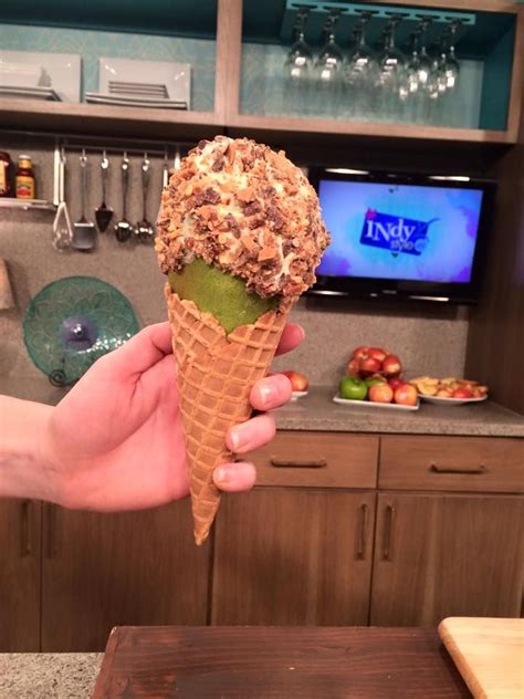 Chocolate Covered Pear Waffle Cone Chocolate Covered Pears Pear
