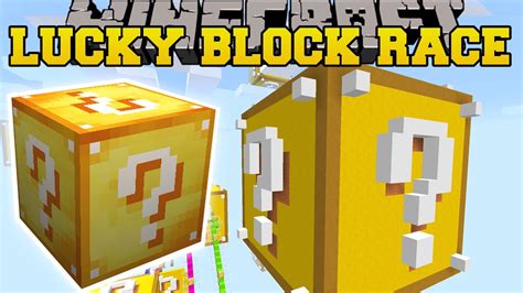 Minecraft Giant Lucky Block Lucky Block Race Lucky Block Mod