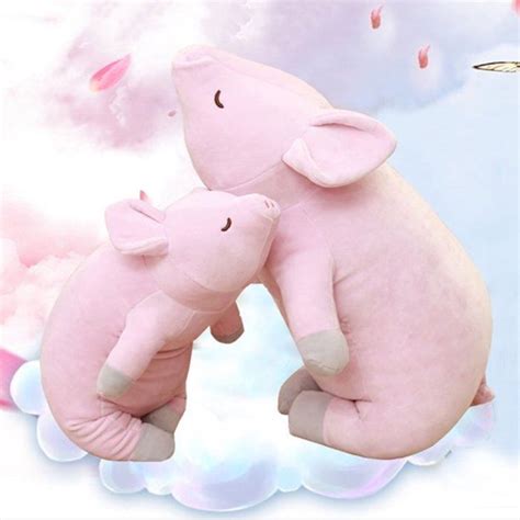 Jouet En Peluche De Cochon Oreiller En Peluche De Cochon Doux Cadeaux