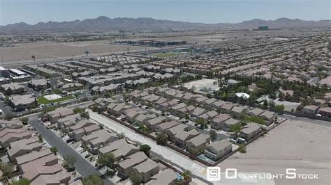 Overflightstock™ Las Vegas Suburbs Nevada Drone Aerial Footage Aerial