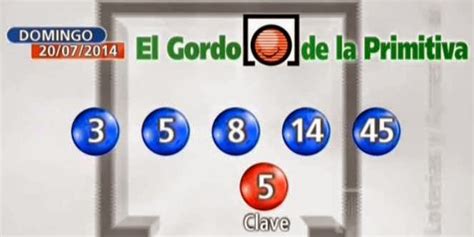 Resultados Sorteo El Gordo De La Primitiva Domingo 20 De Julio 2014