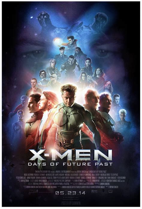 X Men Days Of Future Past 2014 Poster By Camw1n On Deviantart