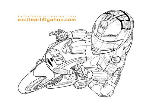 Valentino Rossi Coloring Pages Coloring Pages