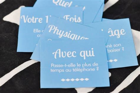 EVJF printable de cartes questions défis