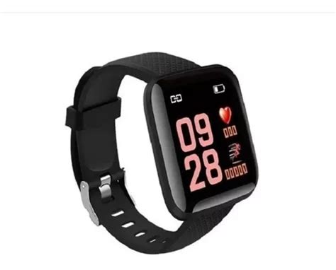 Smartwatch Genérica 13 D13 1 3 caja negra malla negra MercadoLibre