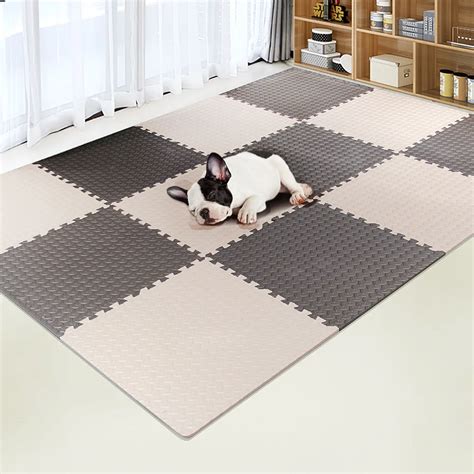 Prosource Fit Extra Thick Puzzle Exercise Mat Eva Foam Tiles For