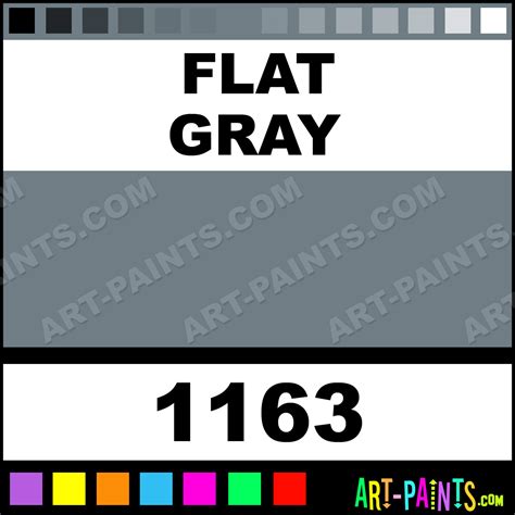 Flat Gray Model Acrylic Paints 1163 Flat Gray Paint Flat Gray