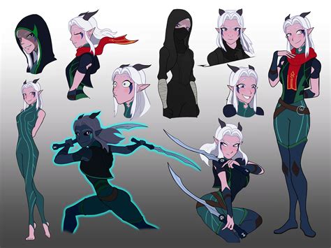 Rayla Doodles By Spacemaxmarine On Deviantart Dragon Princess Rayla