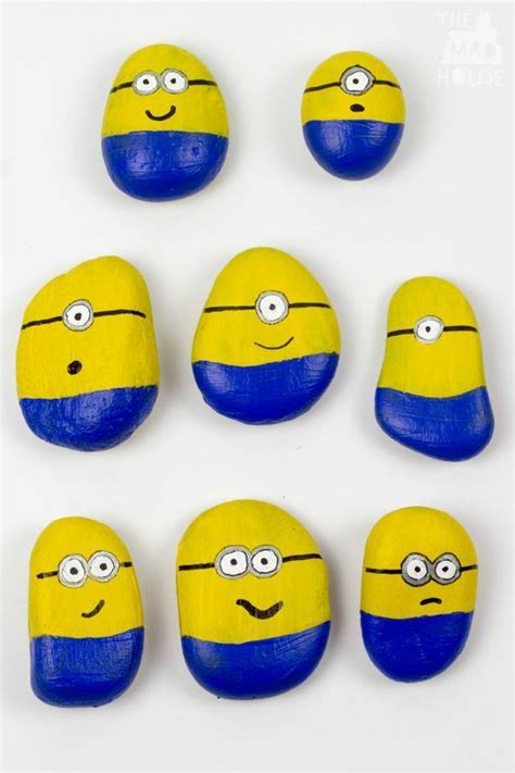 Minion Stones This Super Cute Minion Craft Is Simple To Do With