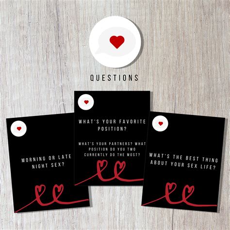 Printable Sex Card Game For Couples Intimate Card Game Etsy