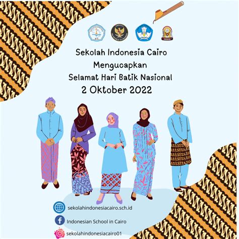 Hari Batik Nasional 2022 Sekolah Indonesia Cairo