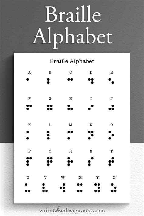 Braille Alphabet Artofit