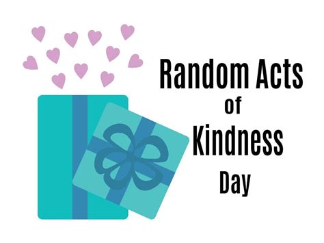 Random Acts Of Kindness Day Idea For Poster Banner Flyer Leaflet Or Postcard 13366282 Vector