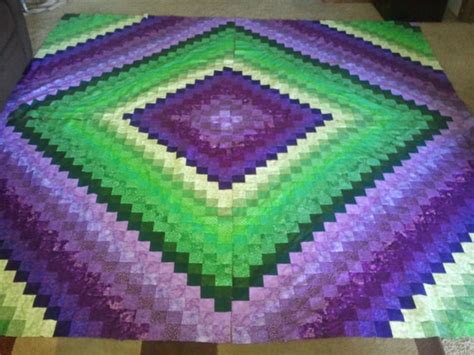 Purple Quilt Green Quilt Made To Order Queen Quilt King