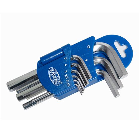 Licota 9pcs Short Hex Key Set Mewnex Tools Ltd