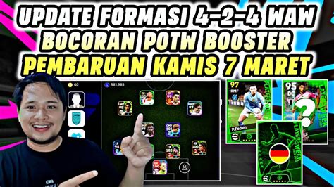 AKHIRNYA UPDATE FORMASI 4 2 4 PREDIKSI POTW BOOSTER PEMBARUAN KAMIS 7