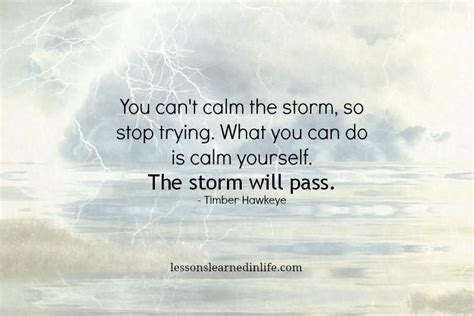 The Storm Will Pass Lessons Learned In Life Lessons Learned In Life