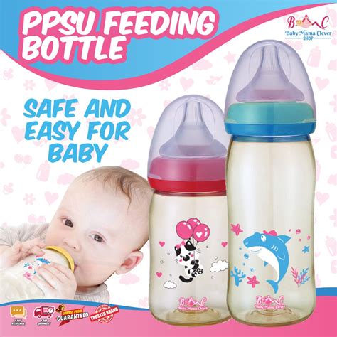 PPSU Anti Tumpah Baby Milk Bottle Ppsu Bottle Feeding Baby Bottle