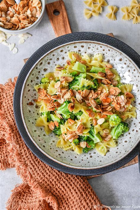 One Pot Pasta Mit Mandelbrokkoli Experimente Aus Meiner K Che