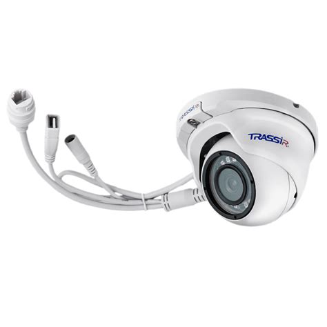 TRASSIR TR-D8121IR2 v4 (3.6 мм): уличная 2 Мп IP-камера с ...