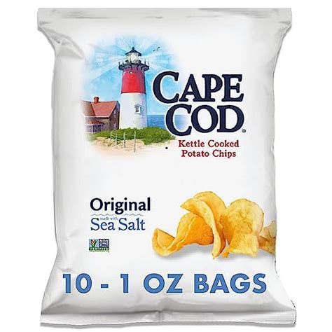 Cape Cod Potato Chips Original 1 Oz 10 Ct