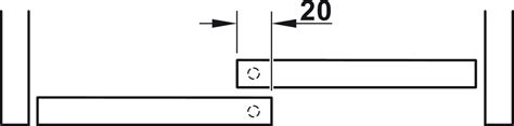 herraje para puerta corrediza Juego Häfele Slido F Line21 12D en la