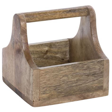 Expressly Hubert Mango Wood Table Caddy L X W X H