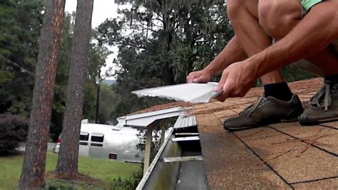 Rhino Guard Gutter Shield Best Install Youtube