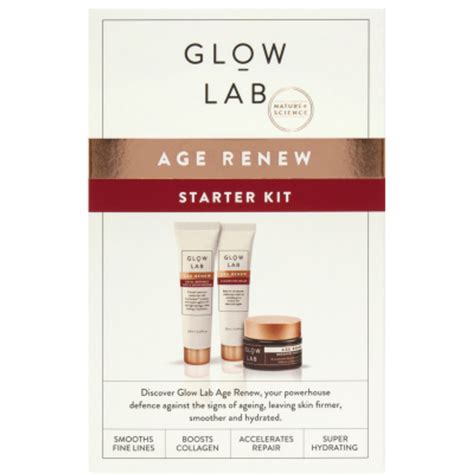 Glow Lab Age Renew Starter Kit 50g Nz